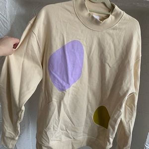 Alex Probably x KOTN sweatshirt / big comfy shapes sweatshirt